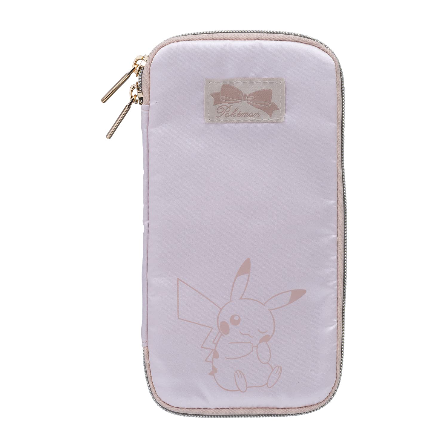 Pokemon Center Original Makeup Brush Set With Pouch Pikachu Raichu Pichu- Japan Figure Store - #1 Bring To You The Best Japanese Goods