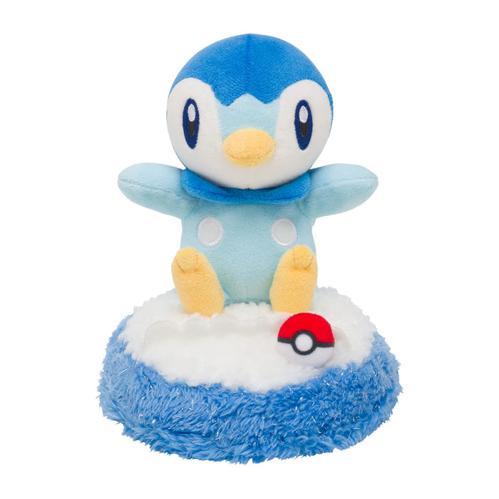 POKEMON CENTER ORIGINAL Smartphone Plush Piplup- Japan Figure Store - #1 Bring To You The Best Japanese Goods