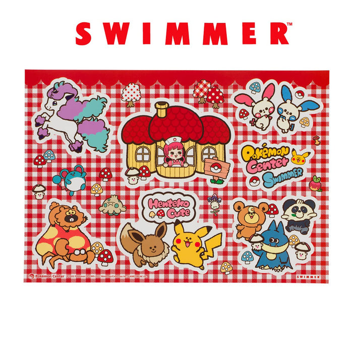 Pokemon Center Original Swimmer Large Seal Henteko Cute- Japan Figure Store - #1 Bring To You The Best Japanese Goods