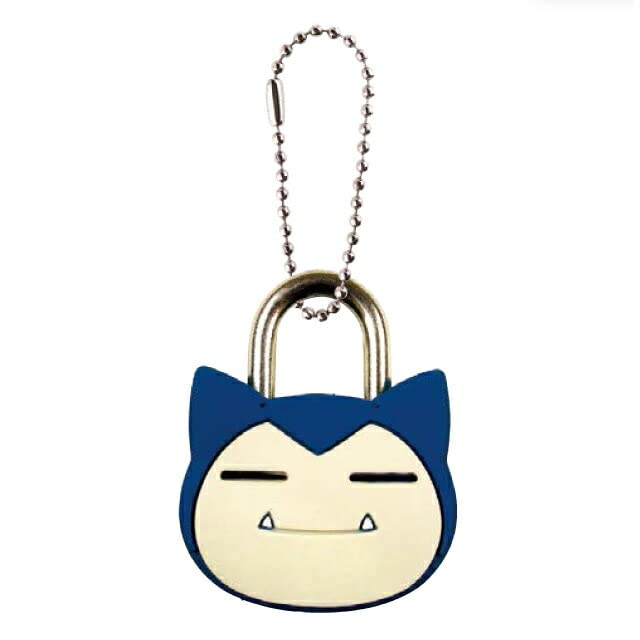 POKEMON CENTER ORIGINAL - Mascot Padlock Keychain Snorlax- Japan Figure Store - #1 Bring To You The Best Japanese Goods