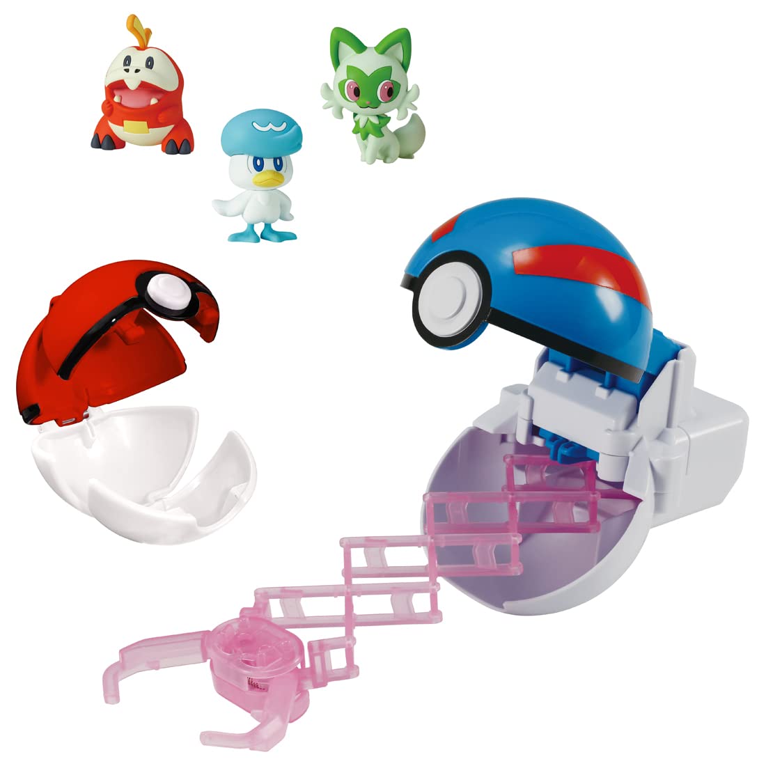 TAKARA TOMY Pokemon Moncolle Poketoruze & Poke Del-Z Set Of 3 Partners Great Ball & Poke Ball- Japan Figure Store - #1 Bring To You The Best Japanese Goods