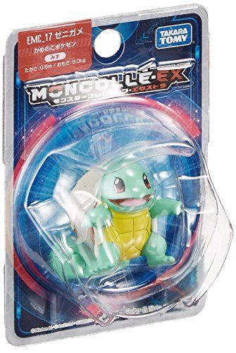Pokemon Monster Collection Moncolle-ex Squirtle Zenigame Figure Takara Tomy- Japan Figure Store - #1 Bring To You The Best Japanese Goods