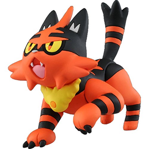 Pokemon Monster Collection Moncolle-ex Torracat Nyaheat Figure Takara Tomy- Japan Figure Store - #1 Bring To You The Best Japanese Goods