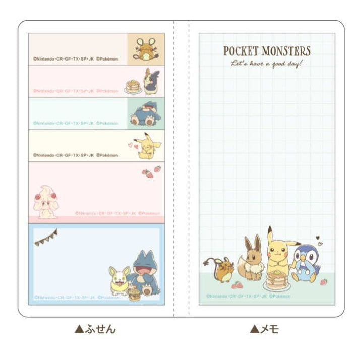 POKEMON CENTER ORIGINAL Sticky Memo Set- Japan Figure Store - #1 Bring To You The Best Japanese Goods