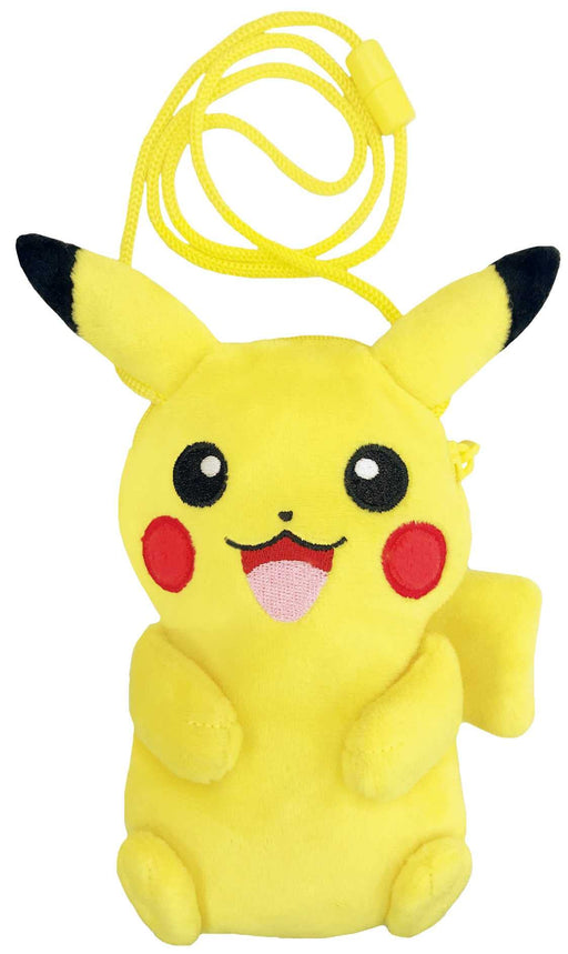 UNIQUE730 Pokemon Plush Neck Pouch Pikachu- Japan Figure Store - #1 Bring To You The Best Japanese Goods