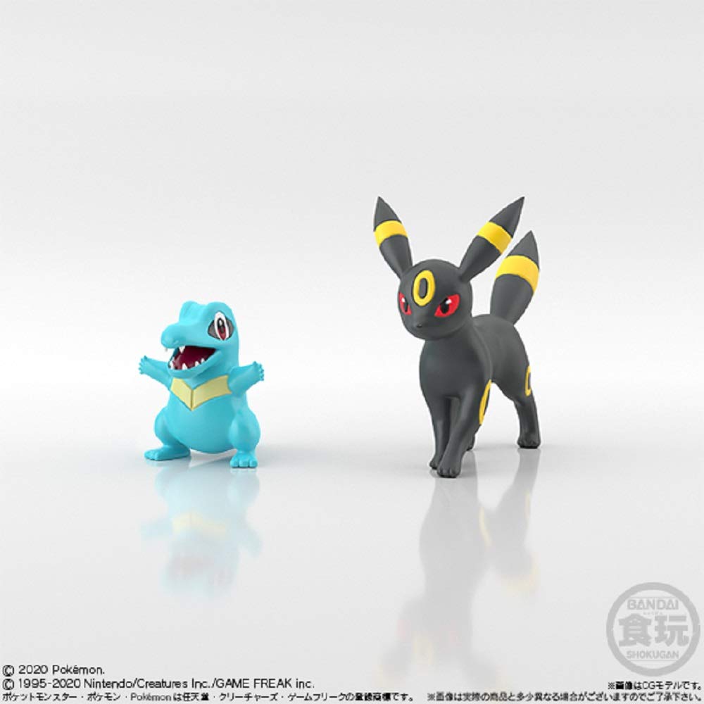 BANDAI CANDY Pokemon Scale World Johto Region Figure 1 Box 8 Pcs 15 Figures- Japan Figure Store - #1 Bring To You The Best Japanese Goods
