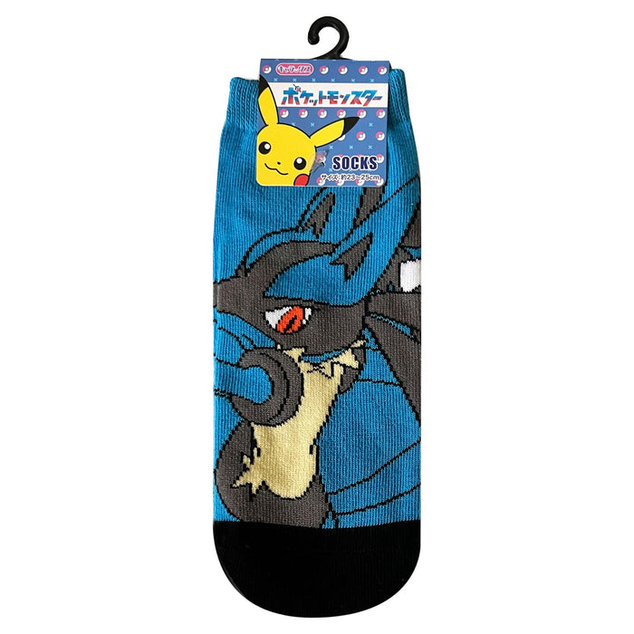 Small Planet Japan Pokemon Lucario Battle Socks 23-25Cm Nh1296J- Japan Figure Store - #1 Bring To You The Best Japanese Goods
