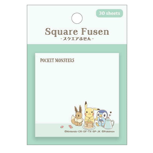 Pokemon [Sticky Note] Square Fusen / Mogumogu Pokemon- Japan Figure Store - #1 Bring To You The Best Japanese Goods