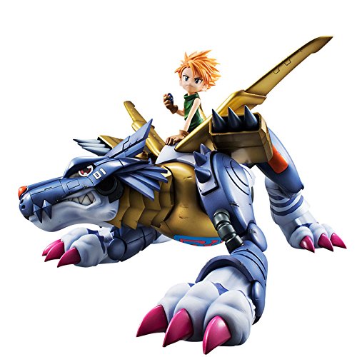 Megahouse Precious Gem Series Digimon Adventure Metal Garurumon & Yamato Figure Japan- Japan Figure Store - #1 Bring To You The Best Japanese Goods