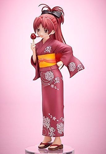 Puella Magi Madoka Magica Kyoko Sakura Yukata Ver 1/8 Pvc Figure Freeing- Japan Figure Store - #1 Bring To You The Best Japanese Goods
