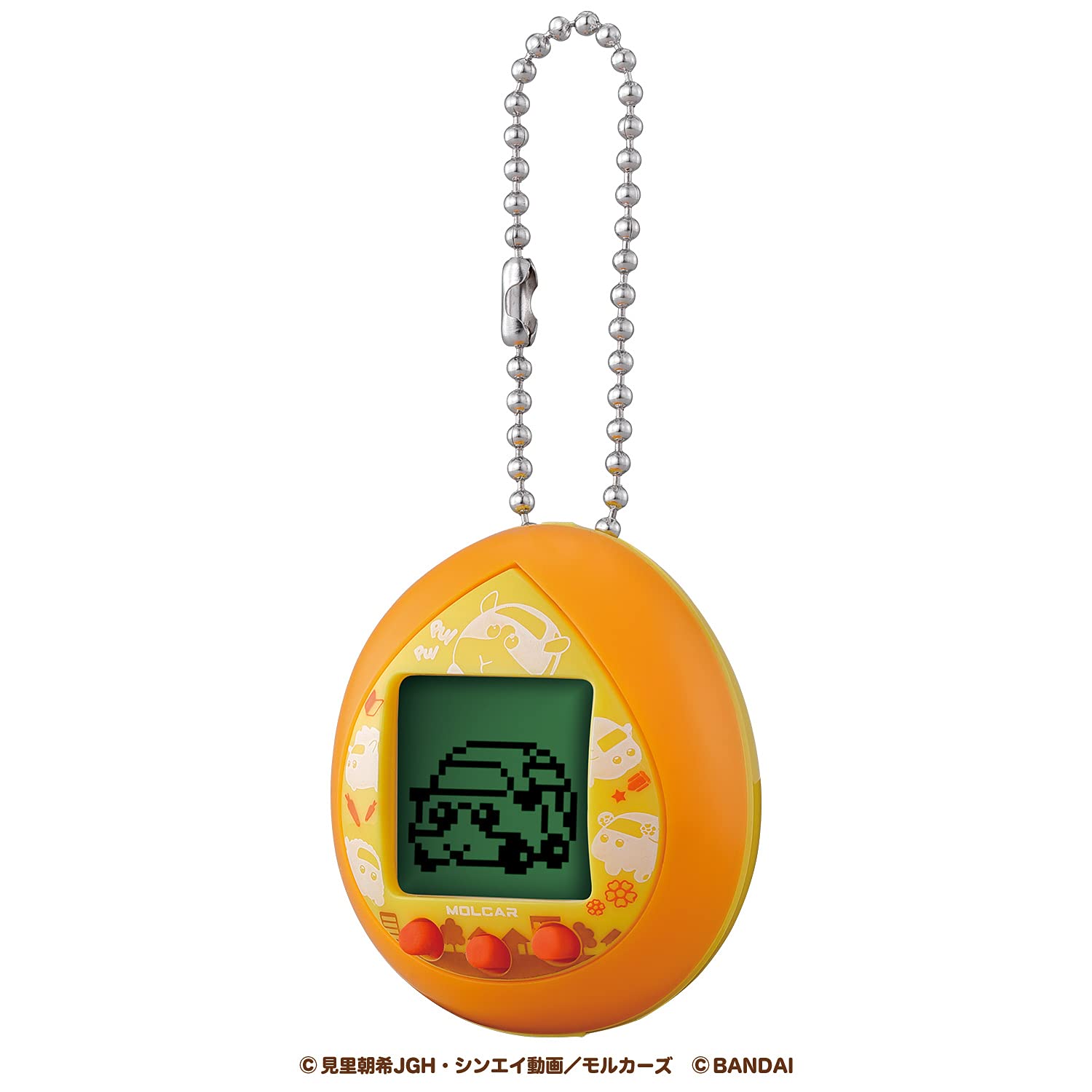 BANDAI Pui Pui Molcar X Tamagotchi: Pui Pui Molcatchi Orange Color- Japan Figure Store - #1 Bring To You The Best Japanese Goods