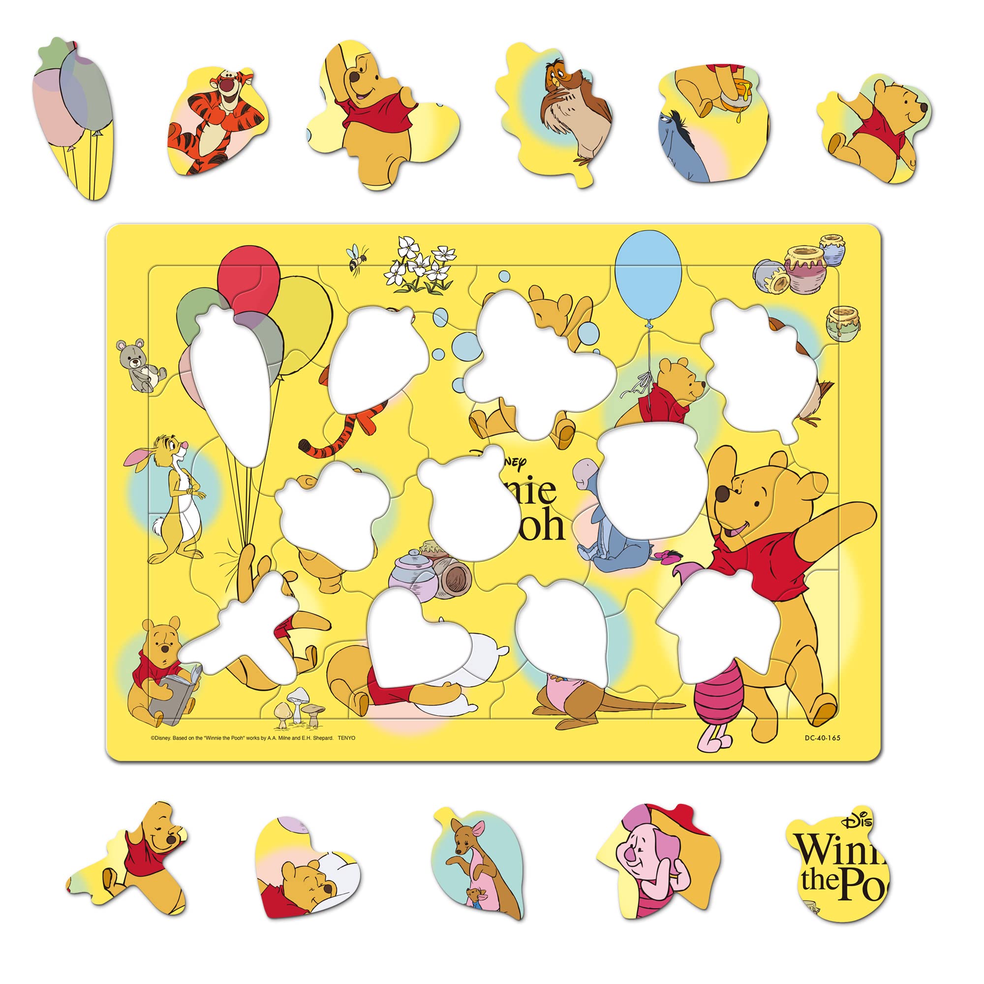 Tenyo Winnie The Pooh Puzzle 40Pc- Japan Figure Store - #1 Bring To You The Best Japanese Goods