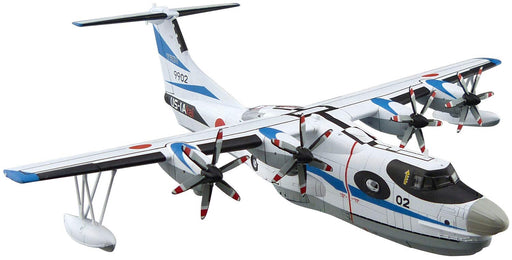 AOSHIMA Aircraft Series 1/144 Jmsdf Rescue Amphibian Plane Us-2 Prototype Plastic Model- Japan Figure Store - #1 Bring To You The Best Japanese Goods