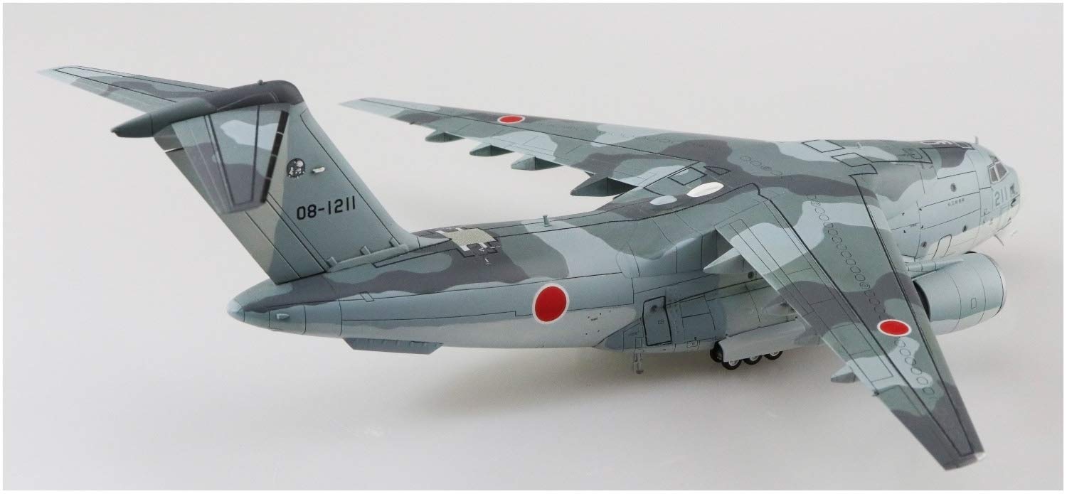 AOSHIMA Aircraft Series 1/144 Jasdf Transporter Kawasaki C-2 W/Type16 Maneuver Combat Vehicle Plastic Model- Japan Figure Store - #1 Bring To You The Best Japanese Goods