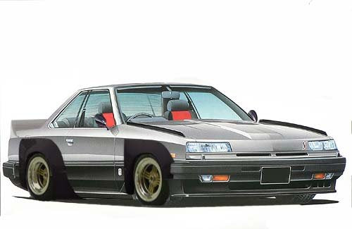 AOSHIMA 04104 Nissan Skyline R30 Grachan '89 1/24 Scale Kit- Japan Figure Store - #1 Bring To You The Best Japanese Goods
