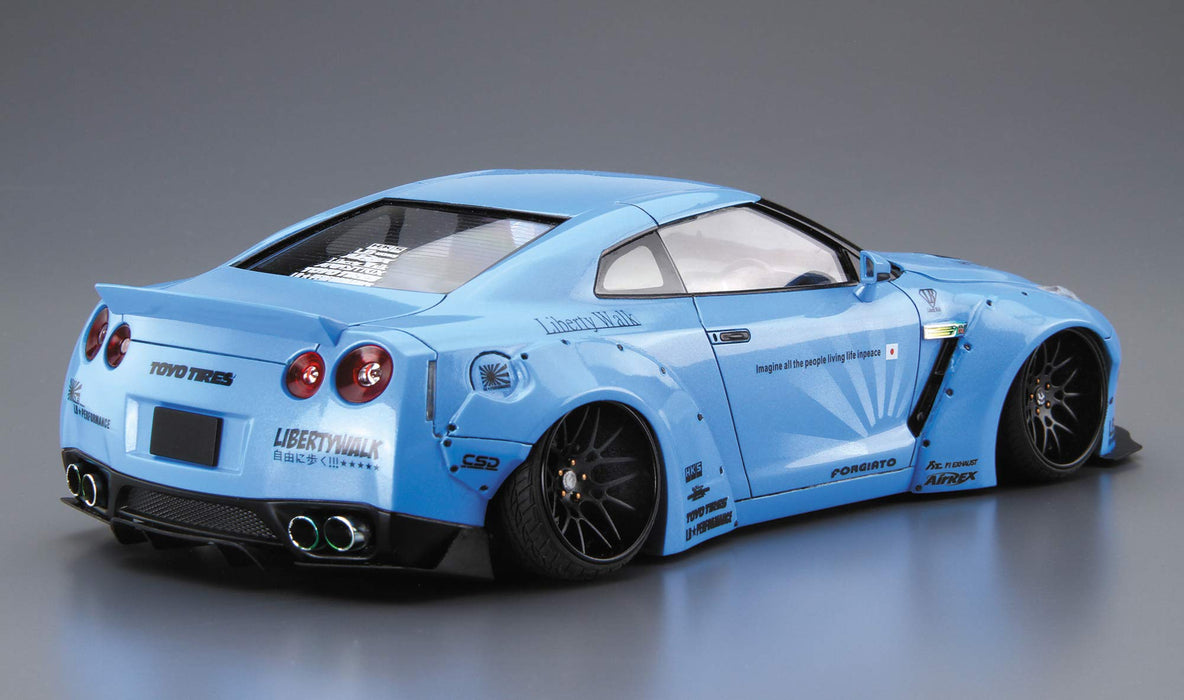 AOSHIMA Liberty Walk 1/24 Nissan R35 Gt-R Ver.1 Plastic Model- Japan Figure Store - #1 Bring To You The Best Japanese Goods