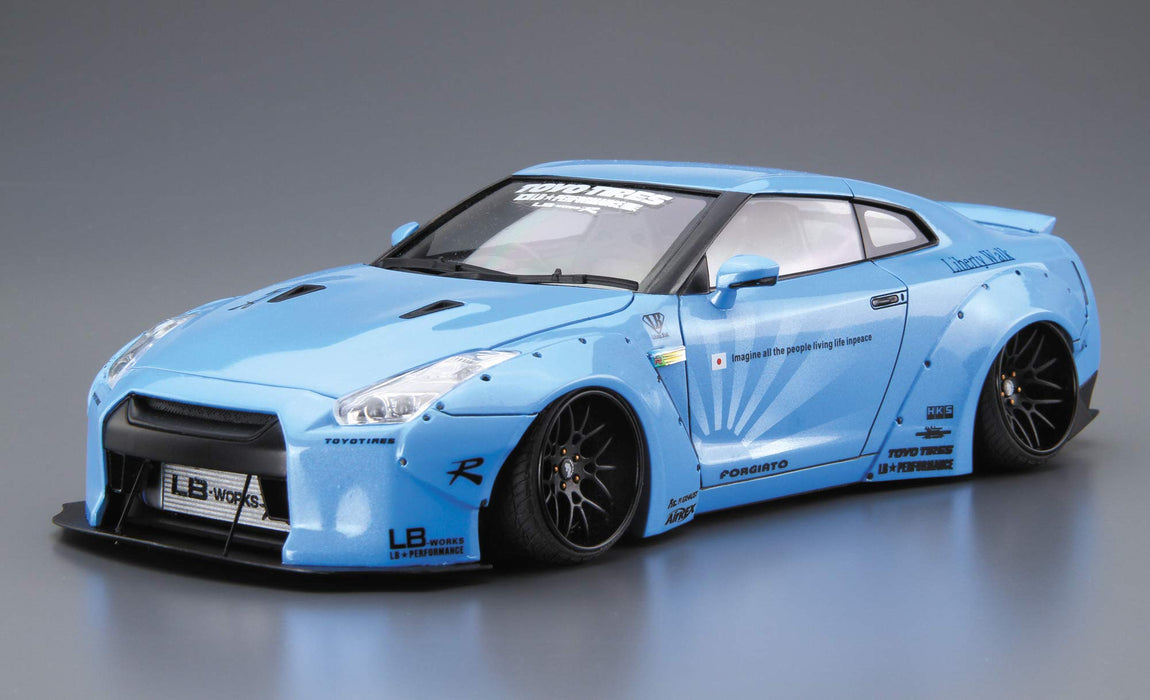 AOSHIMA Liberty Walk 1/24 Nissan R35 Gt-R Ver.1 Plastic Model- Japan Figure Store - #1 Bring To You The Best Japanese Goods