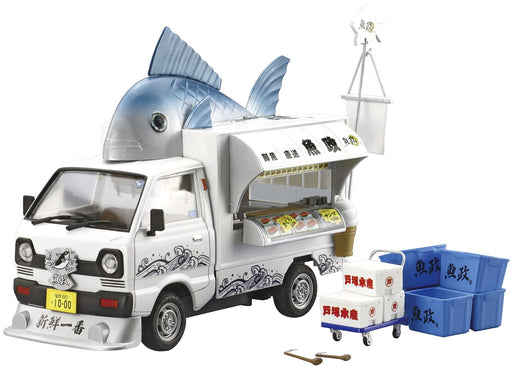 Qingdao Bunka Kyozai 1/24 Mobile Sales Series No.1 Fishmonger Plastic Model- Japan Figure Store - #1 Bring To You The Best Japanese Goods