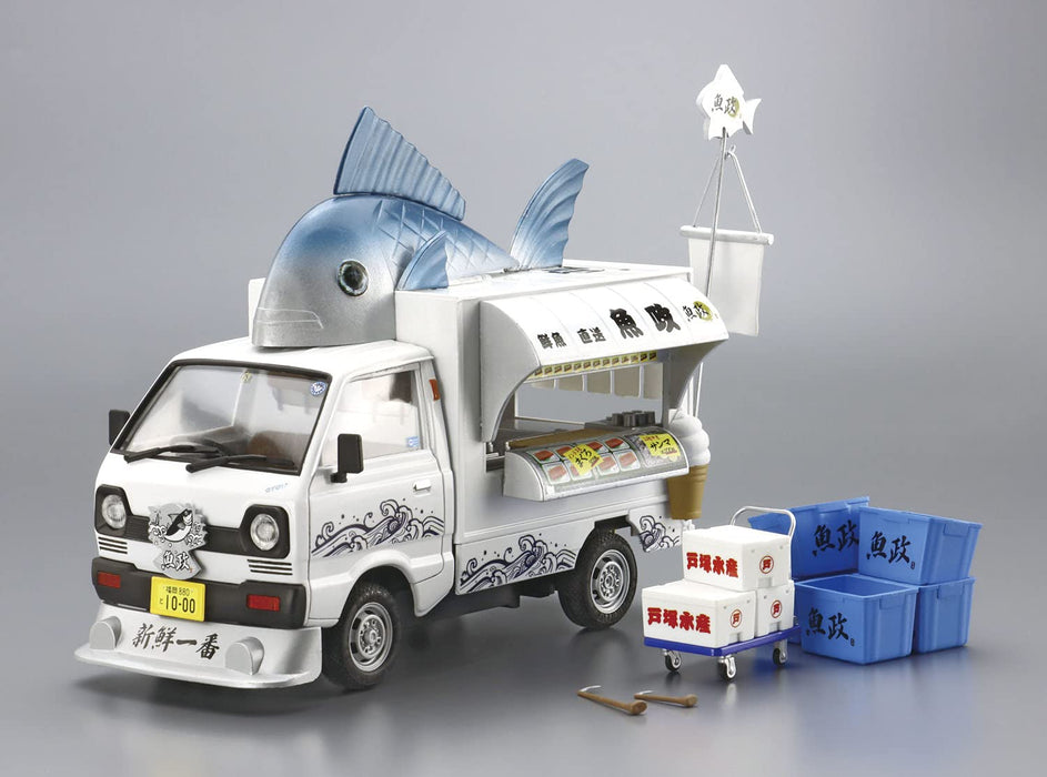 Qingdao Bunka Kyozai 1/24 Mobile Sales Series No.1 Fishmonger Plastic Model- Japan Figure Store - #1 Bring To You The Best Japanese Goods