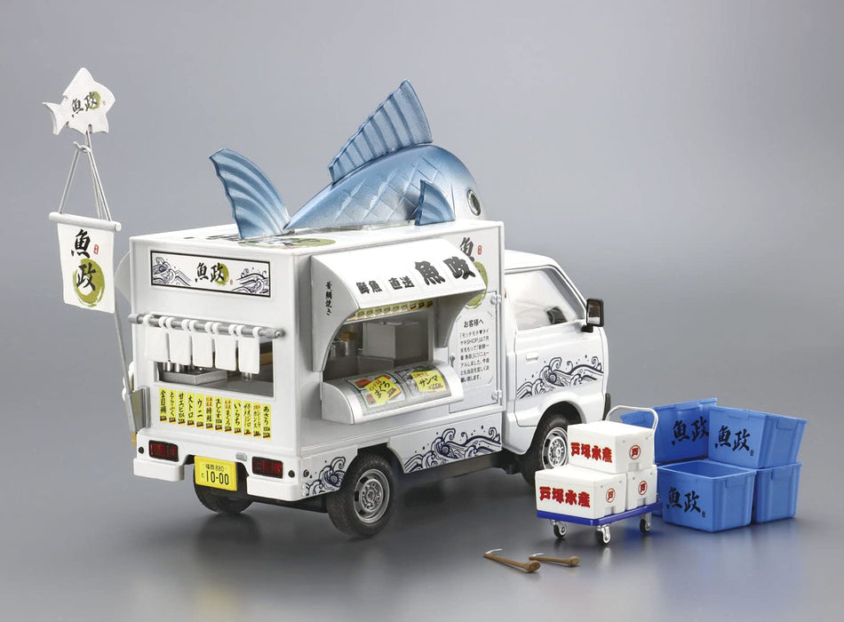 Qingdao Bunka Kyozai 1/24 Mobile Sales Series No.1 Fishmonger Plastic Model- Japan Figure Store - #1 Bring To You The Best Japanese Goods