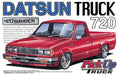AOSHIMA 27790 Datsun Truck 720 Lowrider Pick Up Truck 1/24 Scale Kit- Japan Figure Store - #1 Bring To You The Best Japanese Goods