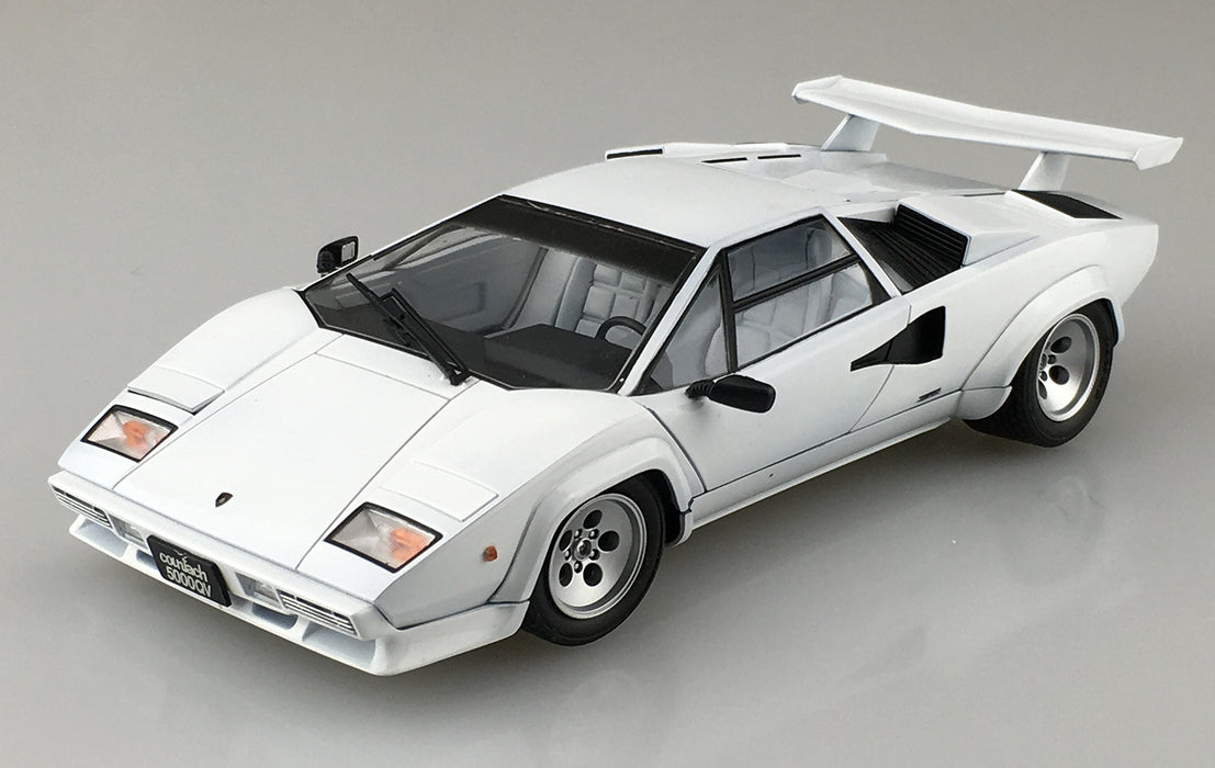 AOSHIMA 48818 Lamborghini Countach 5000 Quattrovalvole 1/24 Scale Kit- Japan Figure Store - #1 Bring To You The Best Japanese Goods