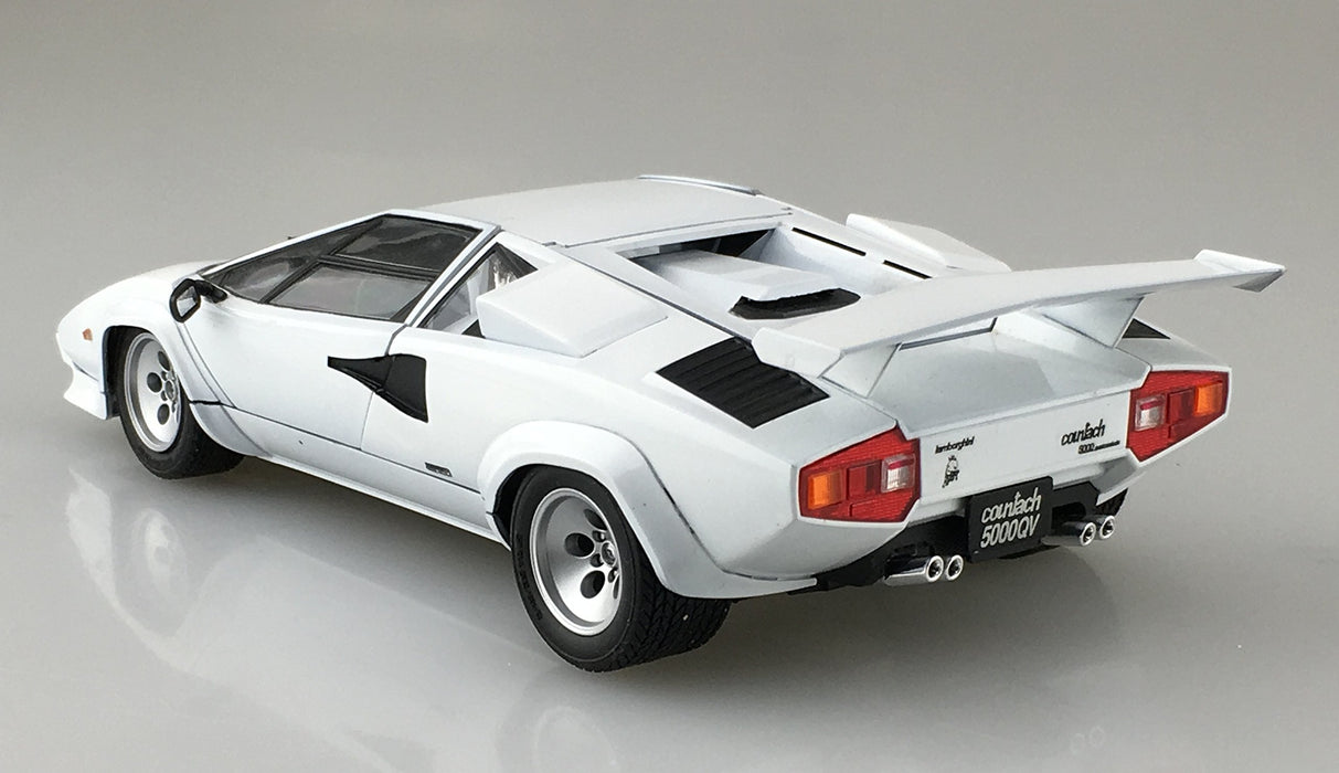 AOSHIMA 48818 Lamborghini Countach 5000 Quattrovalvole 1/24 Scale Kit- Japan Figure Store - #1 Bring To You The Best Japanese Goods