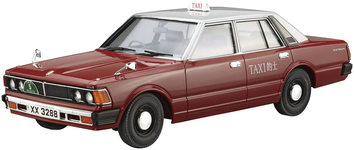 AOSHIMA The Model Car 1/24 Datsun 220C '79 Hong Kong Taxi Plastic Model- Japan Figure Store - #1 Bring To You The Best Japanese Goods
