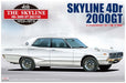 AOSHIMA 03145 Nissan Skyline 4Dr 2000Gt Gc110 1972 1/24 Scale Kit- Japan Figure Store - #1 Bring To You The Best Japanese Goods