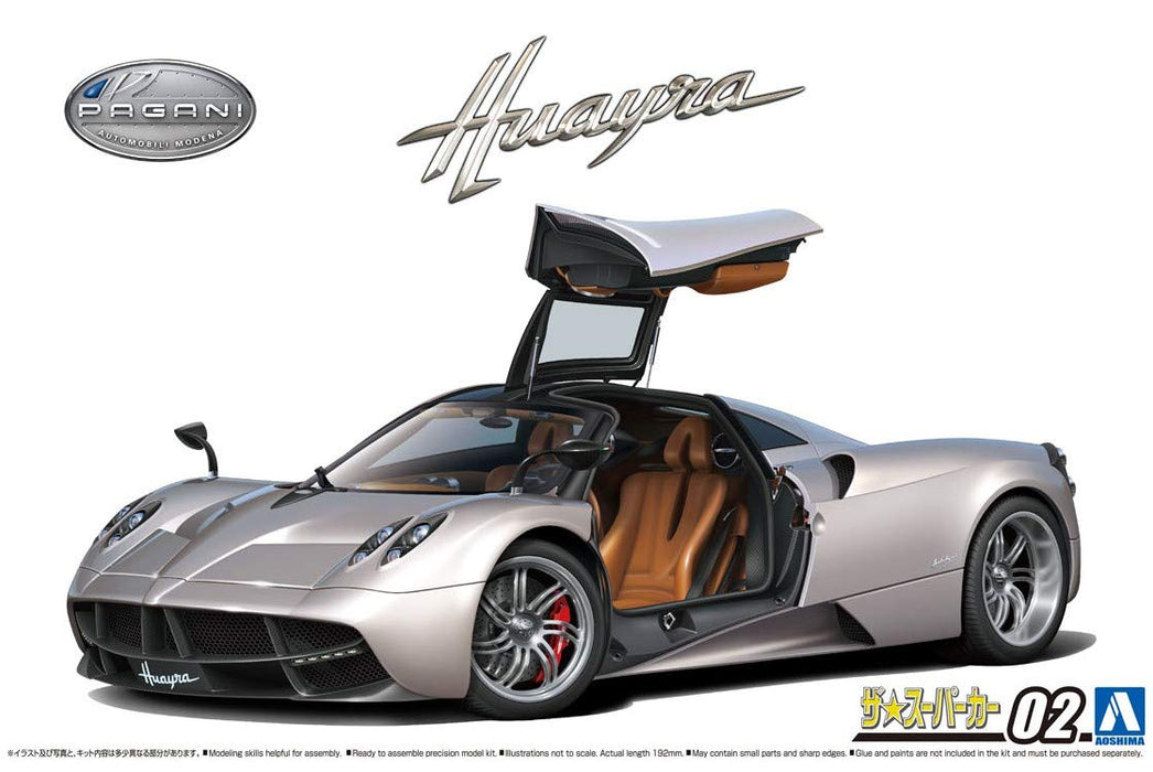 AOSHIMA The Super Car 1/24 Pagani Huayra 2012 Plastic Model- Japan Figure Store - #1 Bring To You The Best Japanese Goods