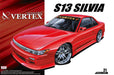 Qingdao Bunka Kyozai 1/24 The Tuned Car Series No.21 Nissan Vertex Ps13 Silvia 1991 Plastic Model- Japan Figure Store - #1 Bring To You The Best Japanese Goods