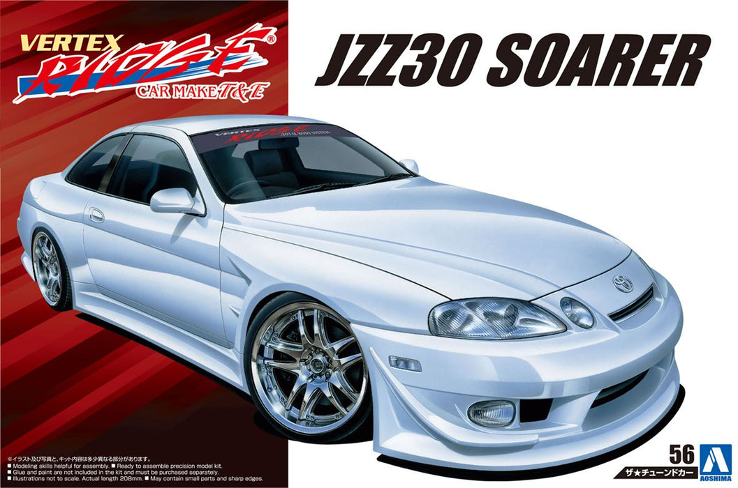 AOSHIMA 55786 Toyota Vertex Jzz30 Soarer 1996 1/24 Scale Kit- Japan Figure Store - #1 Bring To You The Best Japanese Goods