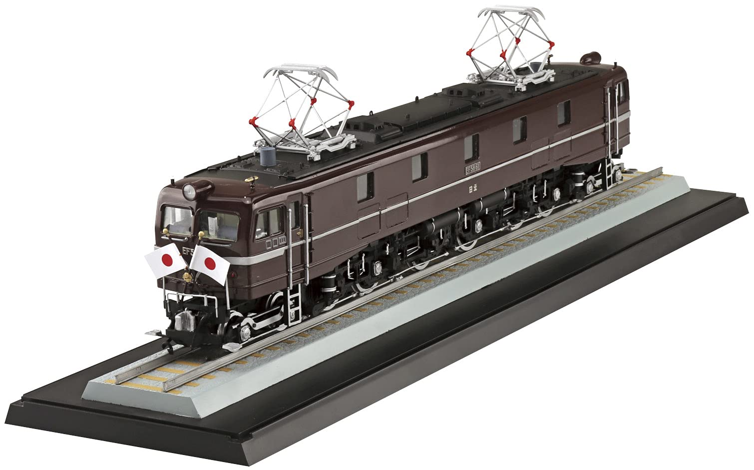 AOSHIMA 1/50 Japanese National Railways Electric Locomotive Ef58 Royal Engine Plastic Model- Japan Figure Store - #1 Bring To You The Best Japanese Goods