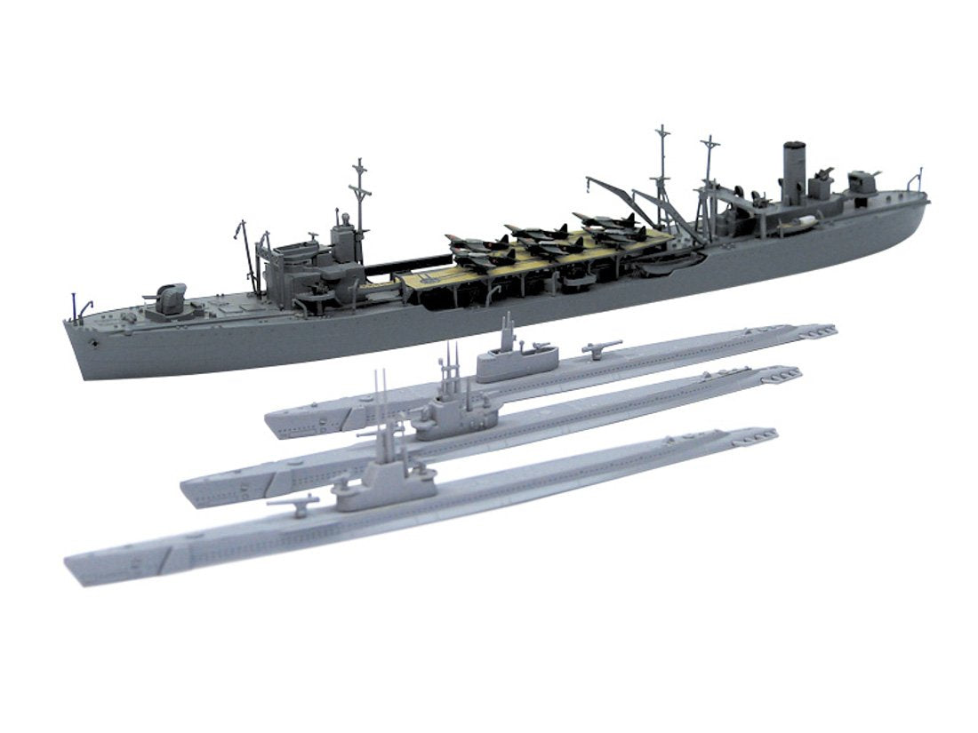 AOSHIMA Waterline 12123 Ijn Oil Supply Ship Hayasui & Uss Submarine 1/700 Nza- Japan Figure Store - #1 Bring To You The Best Japanese Goods