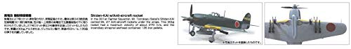AOSHIMA 11720 Kawanishi N1K2-Ja Shiden Kai With Rocket Launcher 1/72 Scale Kit- Japan Figure Store - #1 Bring To You The Best Japanese Goods