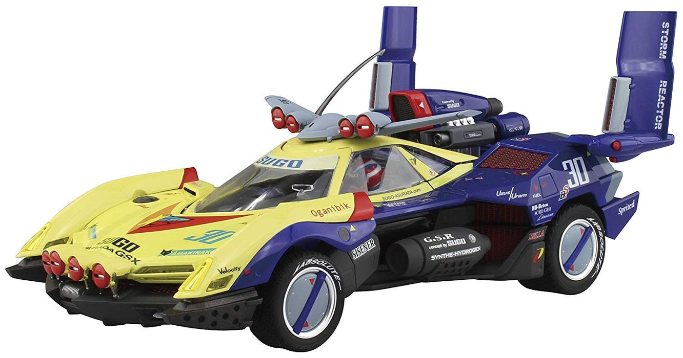 AOSHIMA Cyber Formula 1/24 Sugo Asurada G.S.X Rally Mode Plastic Model- Japan Figure Store - #1 Bring To You The Best Japanese Goods