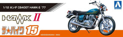 AOSHIMA - The Bike 1/12 Honda Cb400T Hawk-Ii '77 Plastic Model- Japan Figure Store - #1 Bring To You The Best Japanese Goods