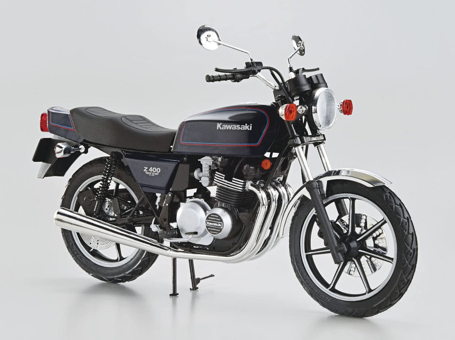 AOSHIMA - Naked Bike 1/12 Kawasaki Kz400E Z400Fx '79 Plastic Model- Japan Figure Store - #1 Bring To You The Best Japanese Goods