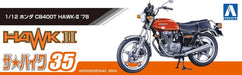 AOSHIMA Bike No.35 1/12 Honda Cb400T Hawk-Ii '78 Plastic Model- Japan Figure Store - #1 Bring To You The Best Japanese Goods