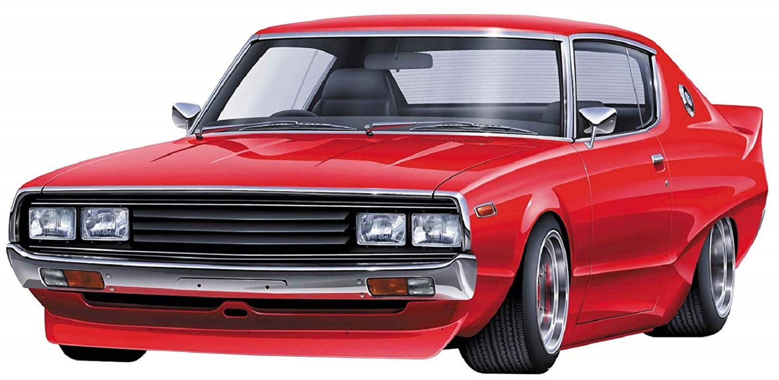 Qingdao Bunka Kyozaisha 1/24 More Grachan No.01 Nissan Kenmeri 2Dr 1972 Model (Kgc110) Plastic Model- Japan Figure Store - #1 Bring To You The Best Japanese Goods