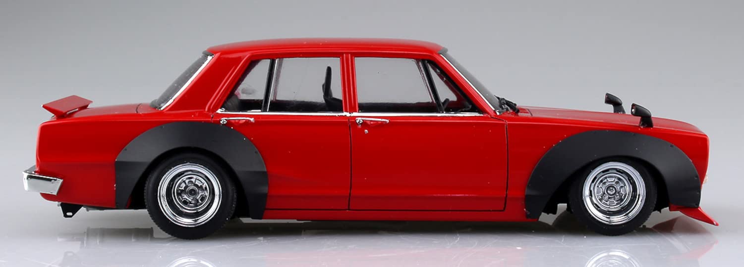 AOSHIMA Grachan 1/24 Nissan Skyline Hakosuka 4Dr Special Plastic Model- Japan Figure Store - #1 Bring To You The Best Japanese Goods