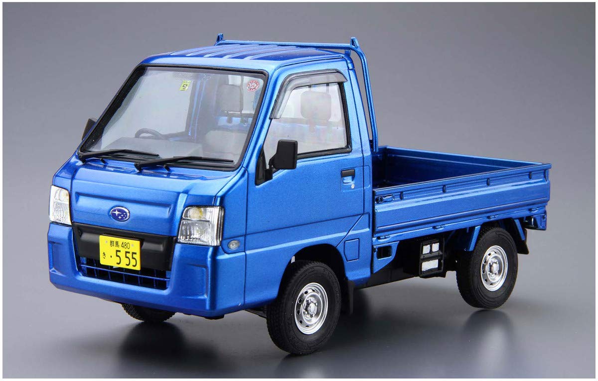 AOSHIMA The Model Car 1/24 Subaru Tt2 Sambar Truck Wr Blue Limited '11 Plastic Model- Japan Figure Store - #1 Bring To You The Best Japanese Goods