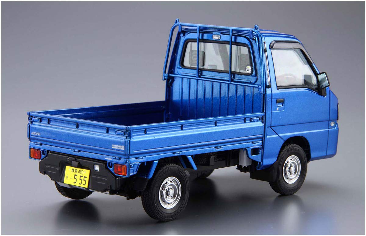 AOSHIMA The Model Car 1/24 Subaru Tt2 Sambar Truck Wr Blue Limited '11 Plastic Model- Japan Figure Store - #1 Bring To You The Best Japanese Goods
