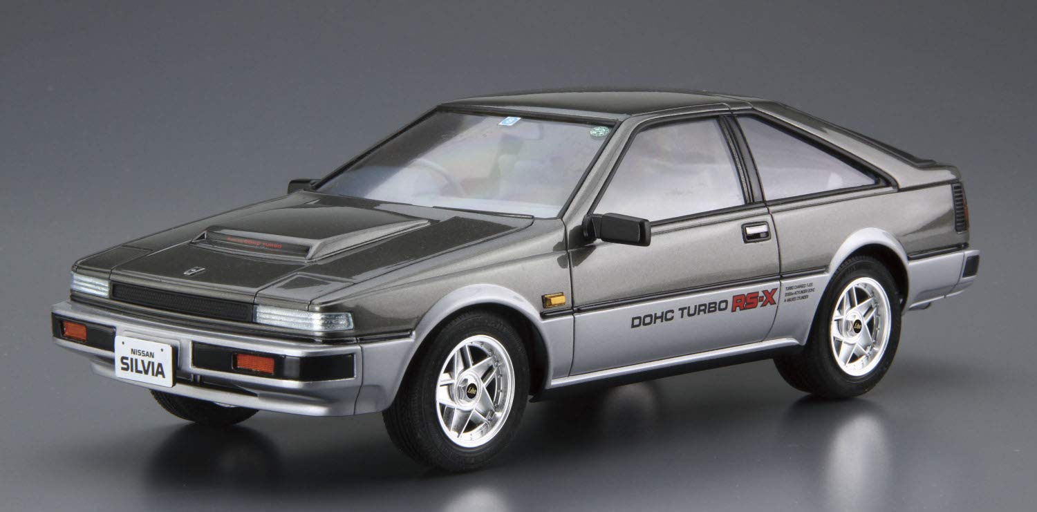 AOSHIMA The Model Car 1/24 Nissan Silvia/ Gazelle S12 '84 Plastic Model- Japan Figure Store - #1 Bring To You The Best Japanese Goods