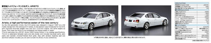 AOSHIMA The Model Car 1/24 Toyota Jzs161 Aristo V300 Vertex Ed. '97 Plastic Model- Japan Figure Store - #1 Bring To You The Best Japanese Goods