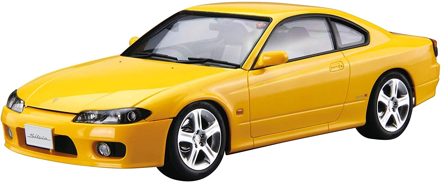 AOSHIMA The Model Car 1/24 Nissan S15 Silvia Spec.R '99 Plastic Model- Japan Figure Store - #1 Bring To You The Best Japanese Goods