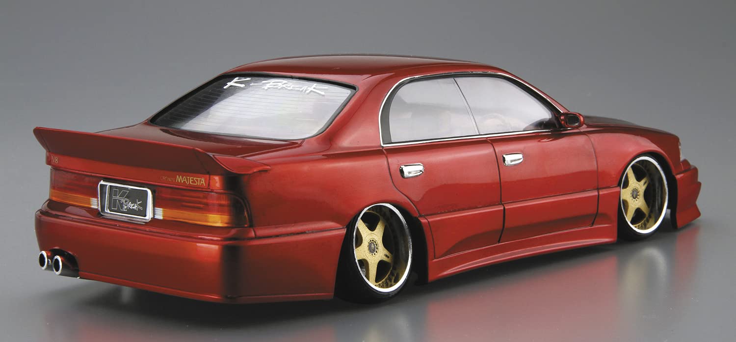 AOSHIMA The Tuned Car 1/24 K-Break Uzs141 Majesta '91 Toyota Plastic Model- Japan Figure Store - #1 Bring To You The Best Japanese Goods