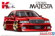 AOSHIMA The Tuned Car 1/24 K-Break Uzs141 Majesta '91 Toyota Plastic Model- Japan Figure Store - #1 Bring To You The Best Japanese Goods