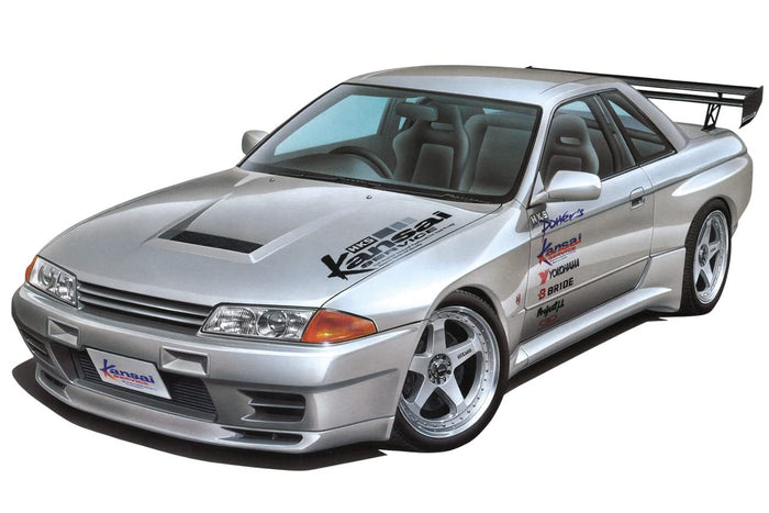 AOSHIMA The Tuned Car 1/24 Hks Kansai Bnr32 Nissan Skyline Gt-R '90 Plastic Model- Japan Figure Store - #1 Bring To You The Best Japanese Goods