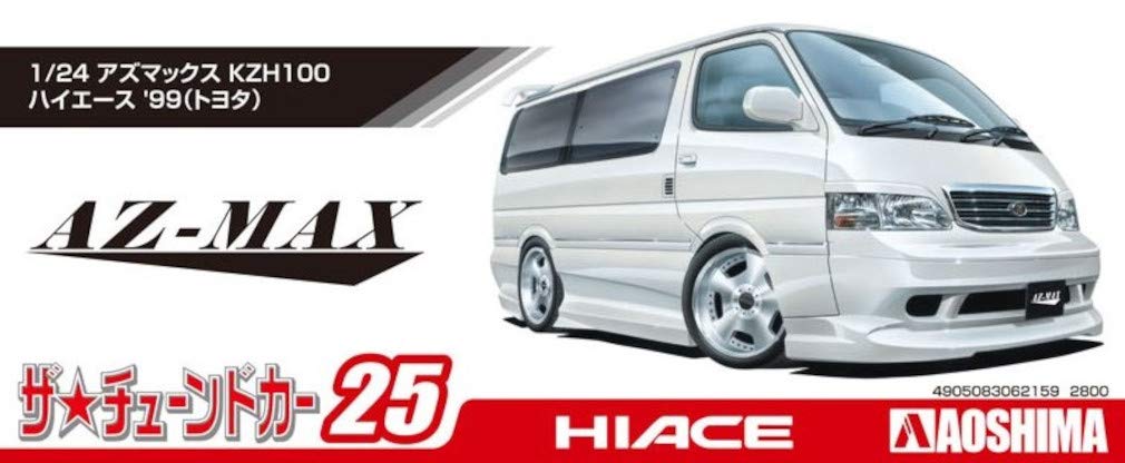 AOSHIMA The Tuned Car 1/24 Az-Max Kzh100 Hiace Wagon '99 Toyota Plastic Model- Japan Figure Store - #1 Bring To You The Best Japanese Goods